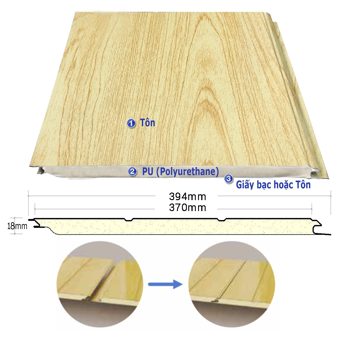 TẤM TRẦN TÔN MÁT CÁCH NHIỆT